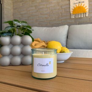 Soyalys i glas - citronella