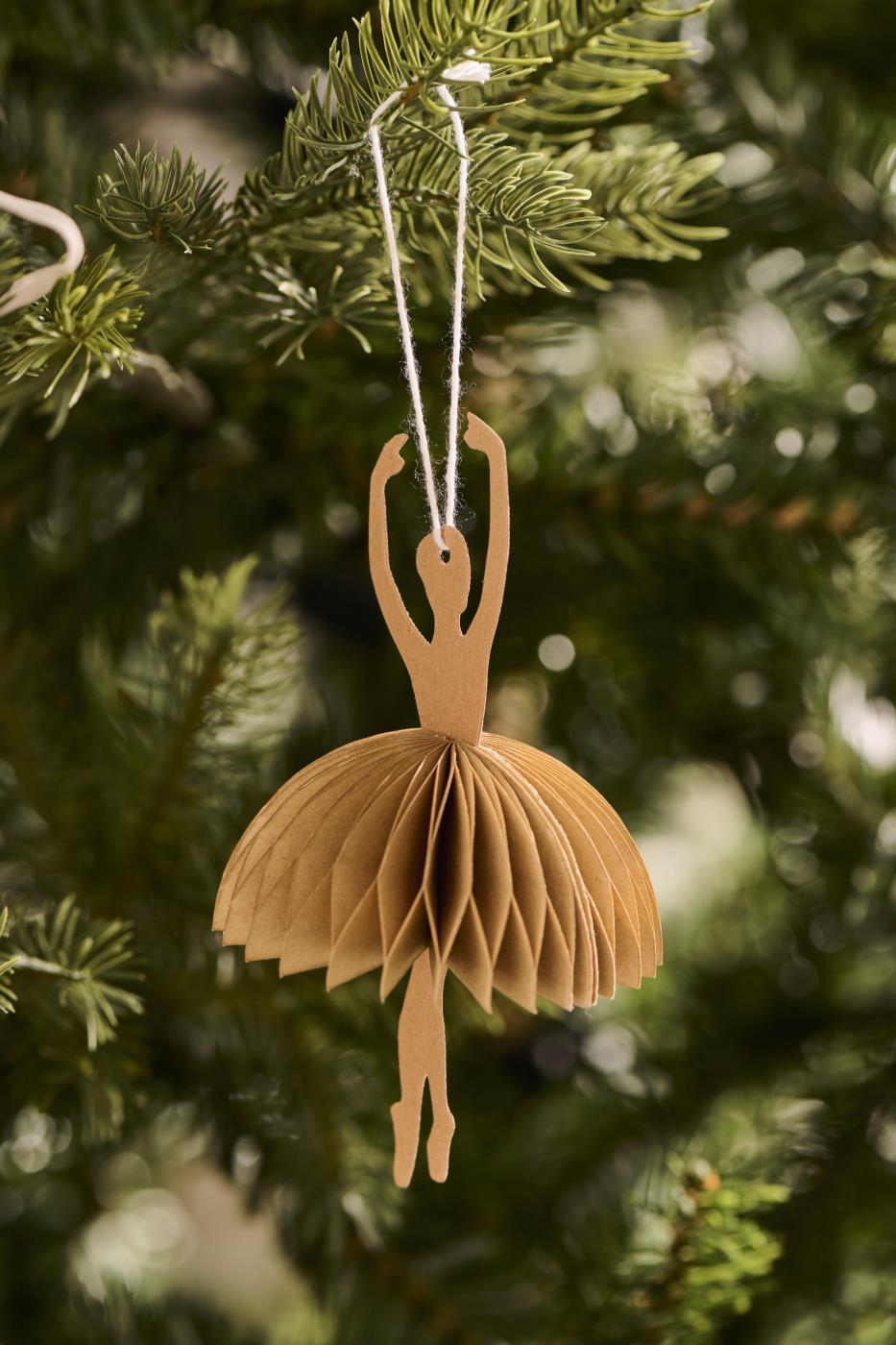 Ballerina ophæng i papir - fra Ib Laursen - Billede 2
